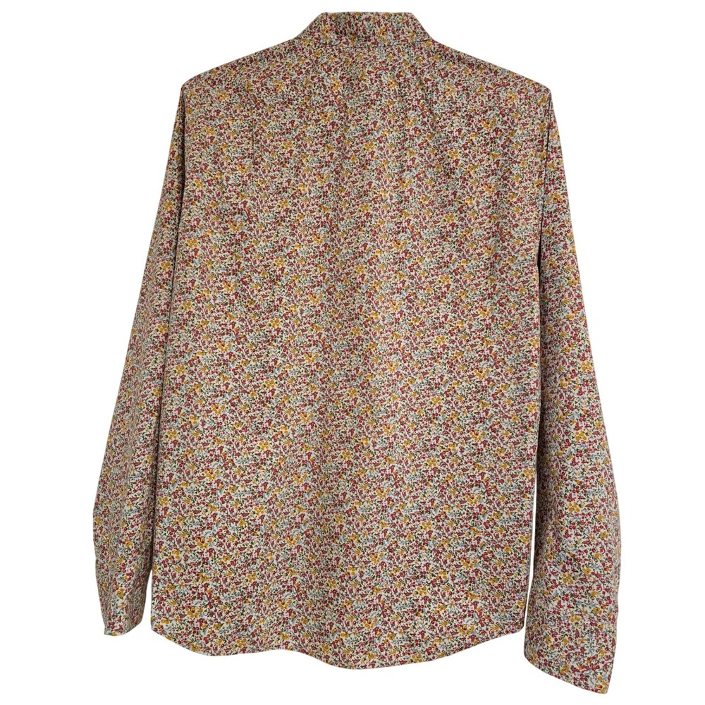 J.Crew Slim Flex Washed Floral Button Down Shirt Men's Medium - Picture 5 of 10
